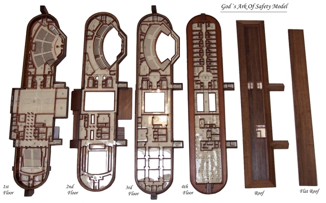 Gods Ark Model Sections
